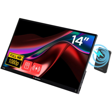 VERBATIM Prijenosni monitor 32088 / 14", 1920 x 1080, Full HD, LED, crna